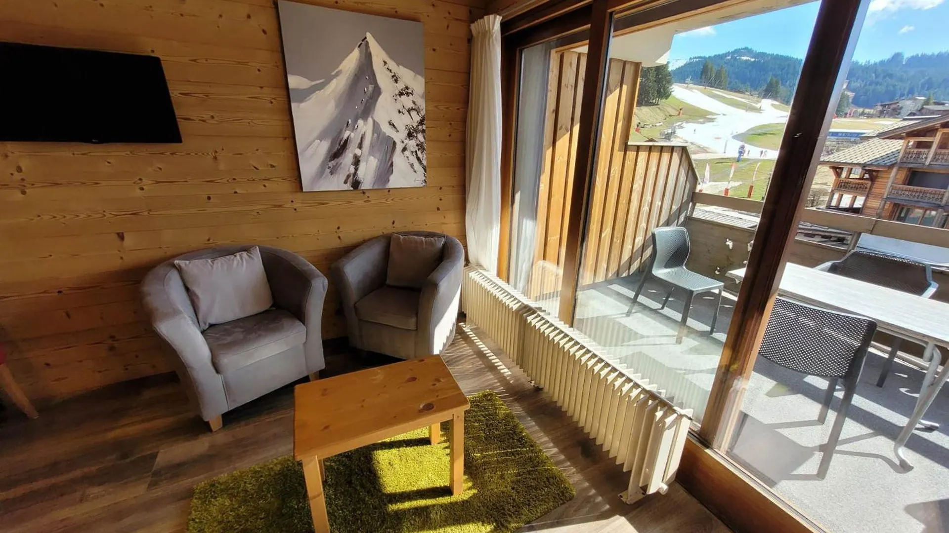Daire Appartement Renove 3* Au Pied Des Pistes, Balcon, Parking, Wifi, Pour 4 Personnes - Fr-1-598-133 Les Gets Fransa